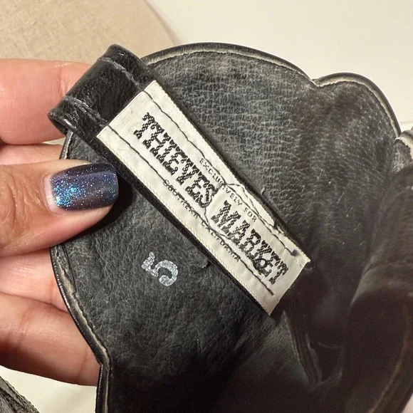 Tony Lama Vintage Black Leather Snake Cowboy Boots - Picture 15 of 17